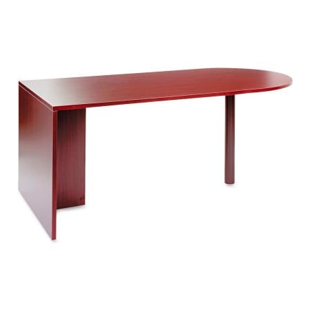 Alera D-Top Desk Peninsula - 72W X 36D X 29-1/2H - Mahogany - Valencia Series